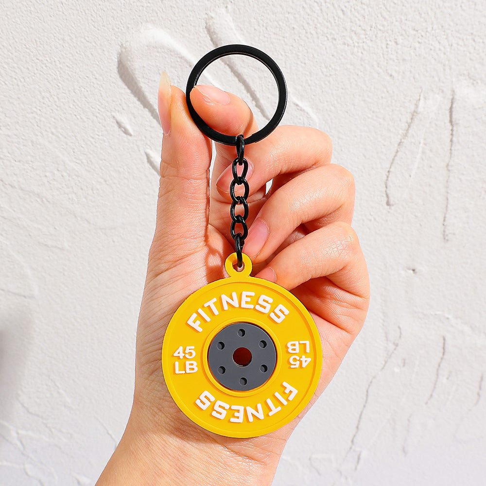 Dumbbell Keychain